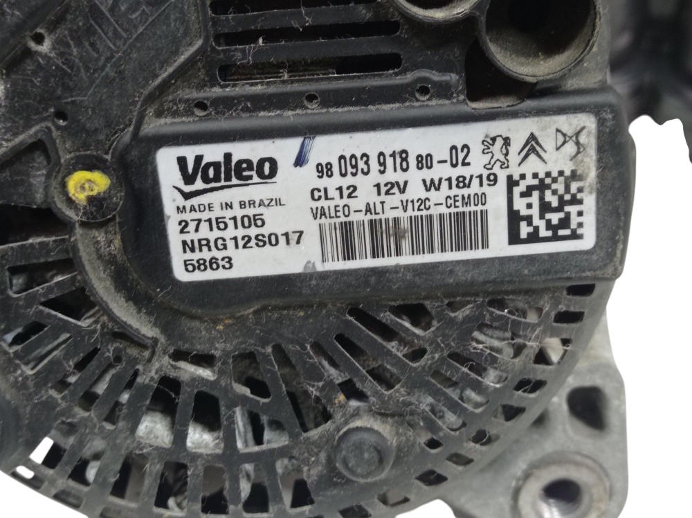 Alternador Peugeot 208 Griffe 1.6 Aut 2020 3