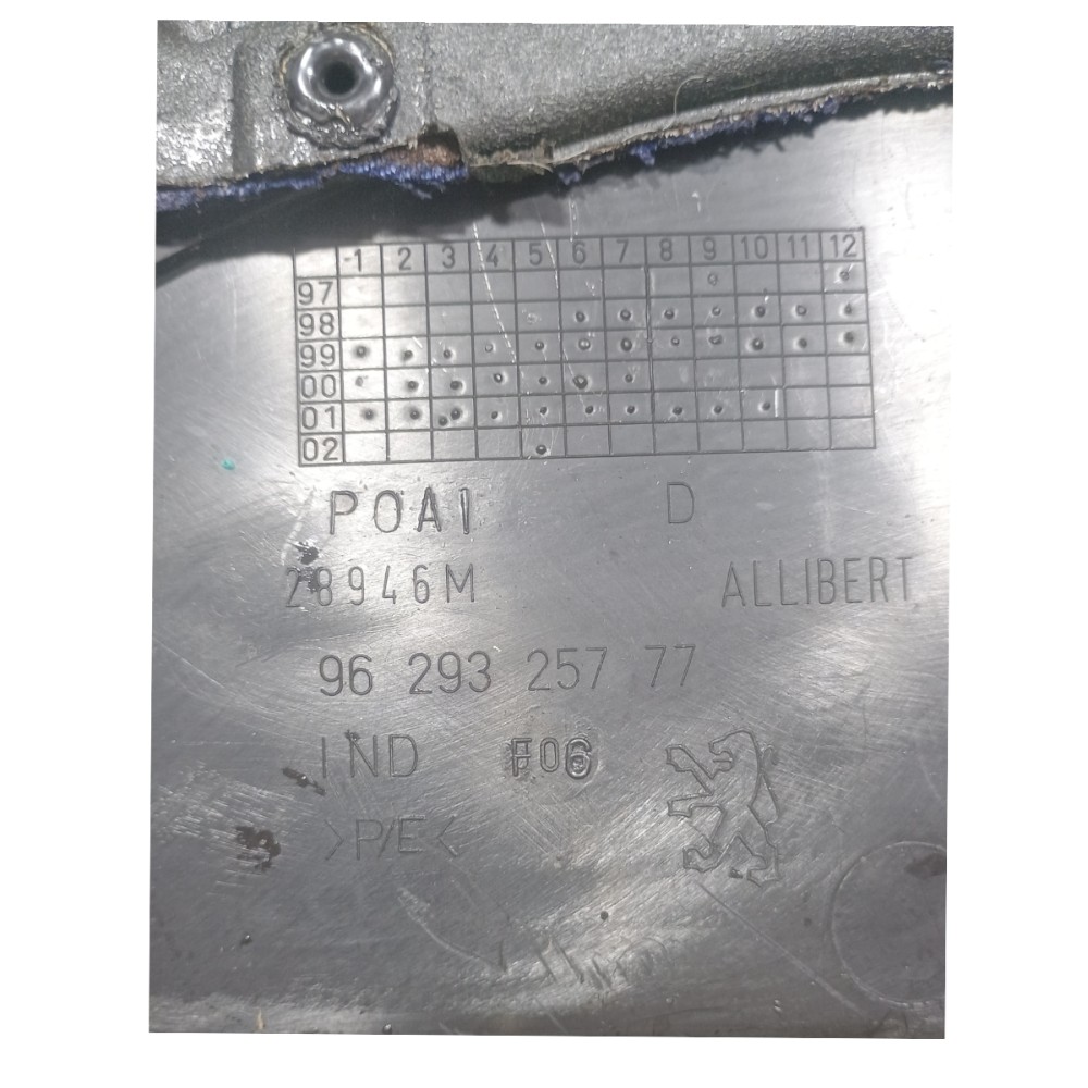 Forro Porta Dianteira Direita Peugeot 206 2003 Preto 4