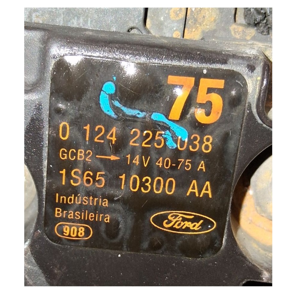 Alternador 1.0 Ford Fiesta 2003 À 2012 1s6510300aa *detalhe 8
