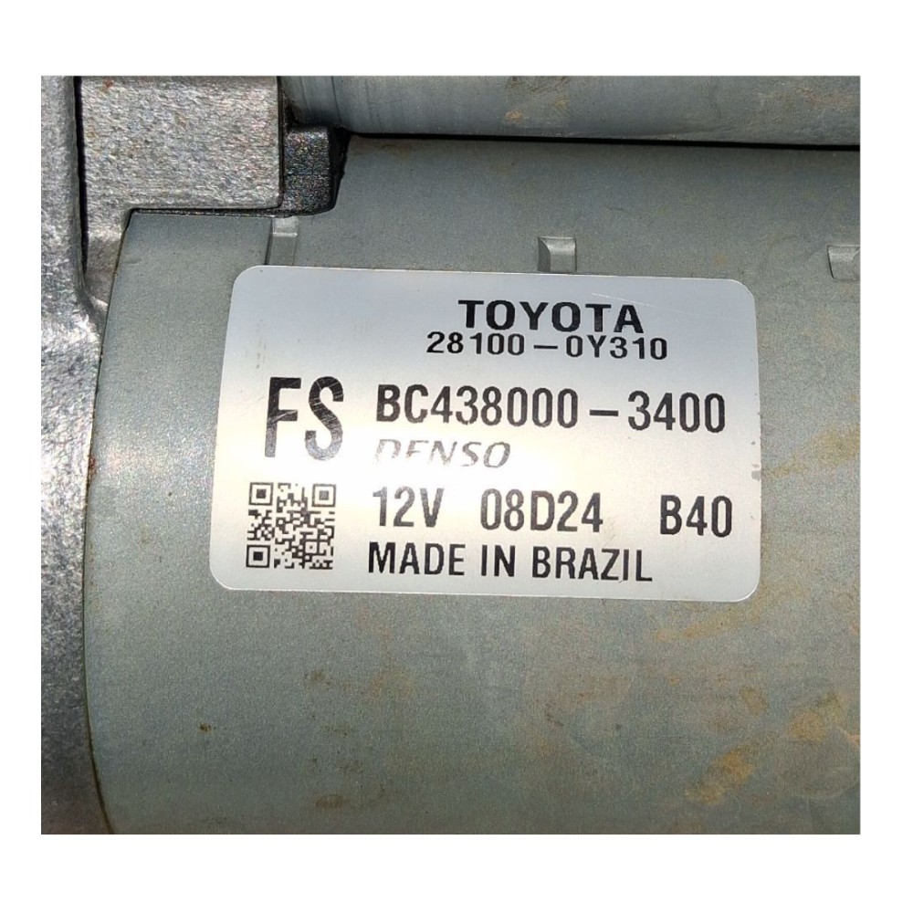 Motor partida arranque 1.5 Toyota Yaris SD 2021 281000y310 7