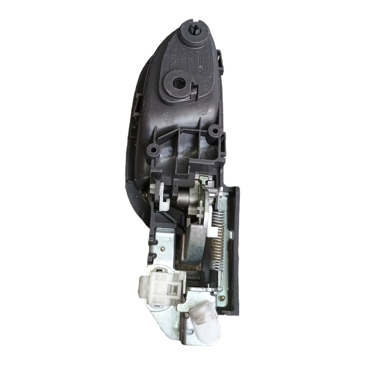 Maçaneta Interna Porta Traseira Esquerda Honda Civic 2007 Preto/prata Traseira 4