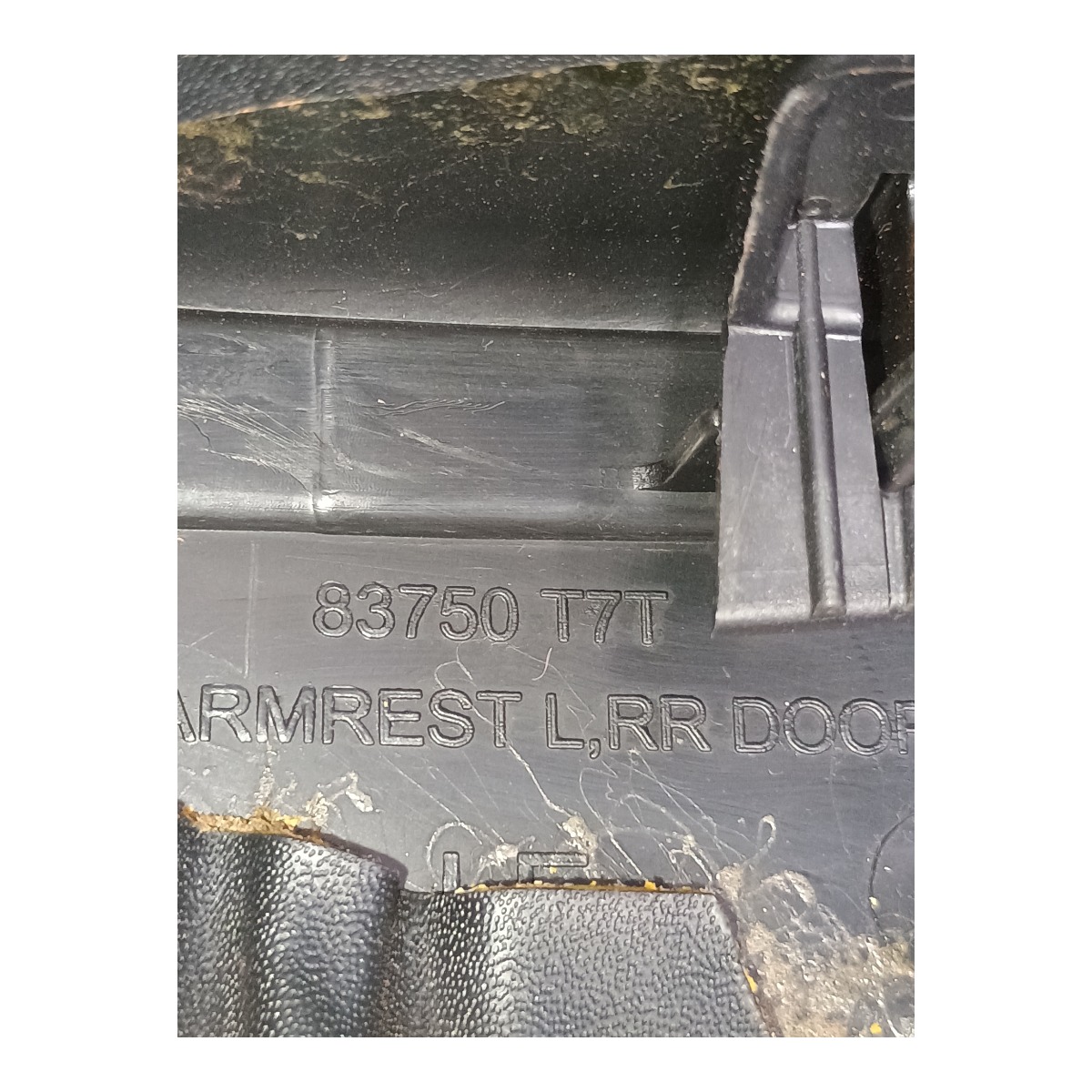 Apoio Braço Porta Traseira Esquerda Honda Hr-v 2018 83750t7t Preto 6