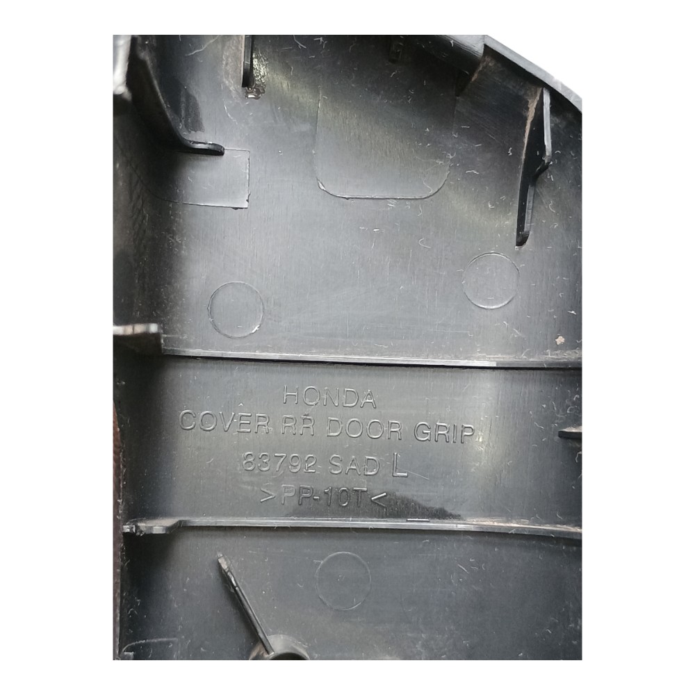Moldura Puxador Porta Tras Esq Honda Fit 2008 83792sad Preto 5