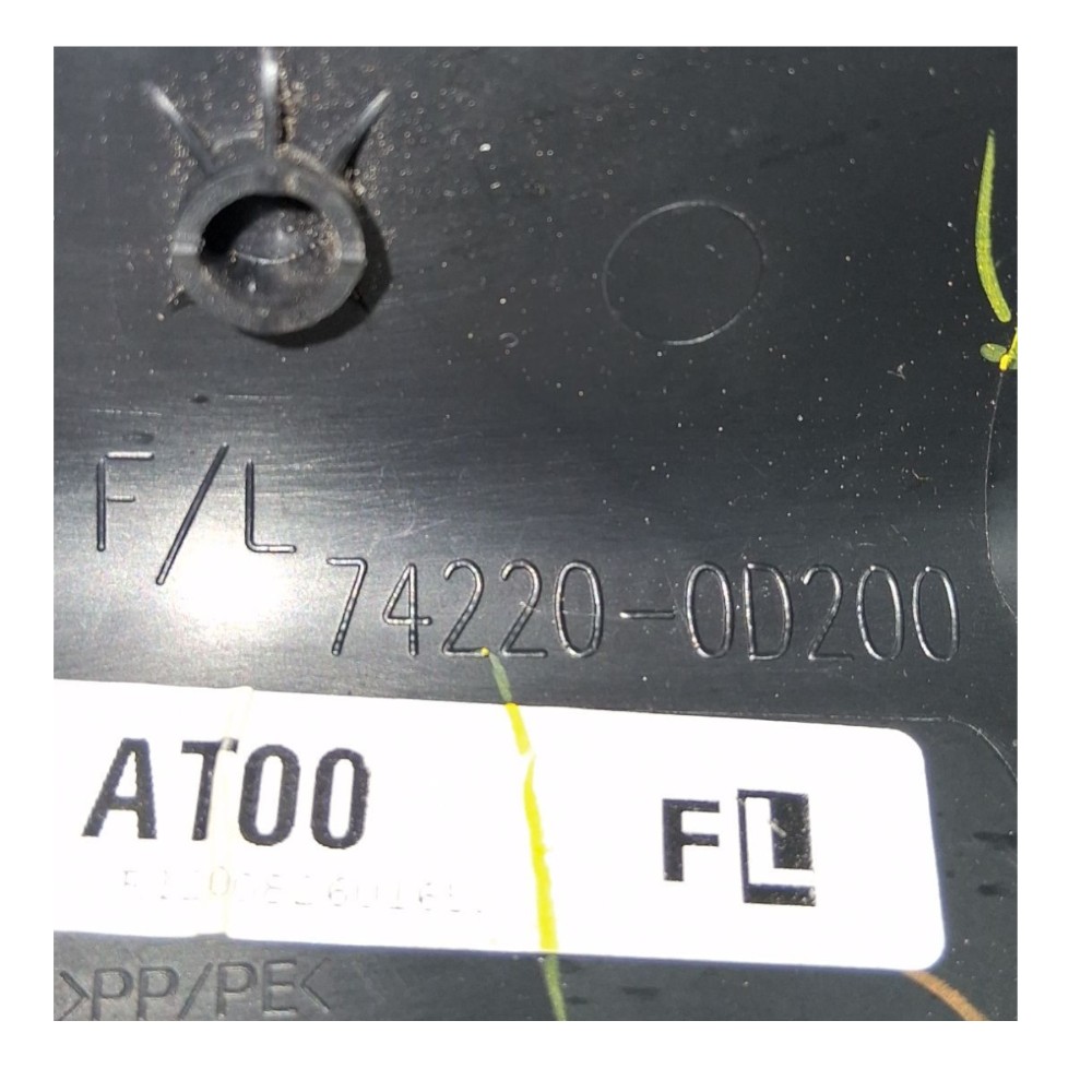 Acabamento Forro Porta Dianteira Esquerda Toyota Yaris 2021 5