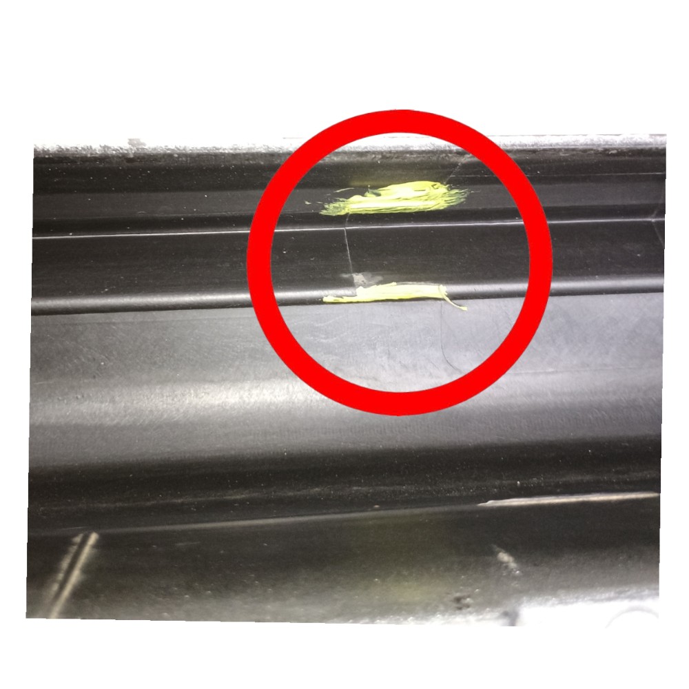Spoiler Lateral Direito Caixa Ar Gm Captiva 2008 *detalhes  Prata 9