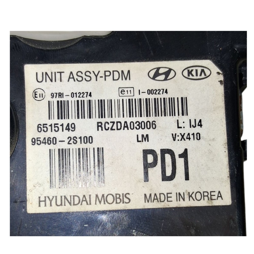 Modulo Central Pdm 2.0 Ignição Hyundai Ix35 2014 954602s100 7