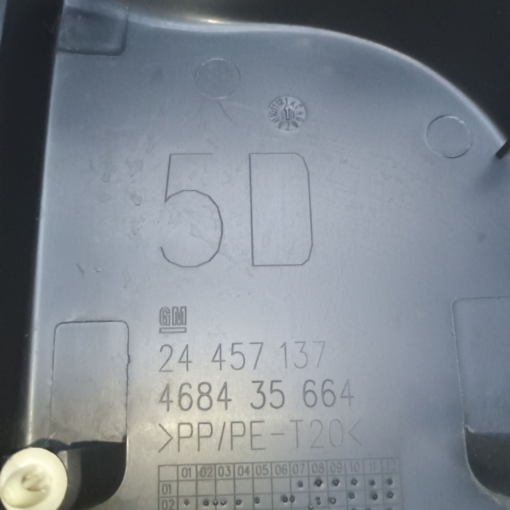 Acabamento Interno Retrovisor Esquerdo Gm Corsa 2002 À 2012 5
