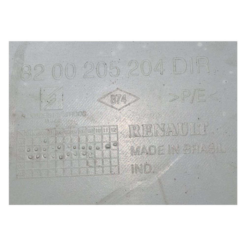 Forro Porta Dianteira Direita Renault Clio 2008 4