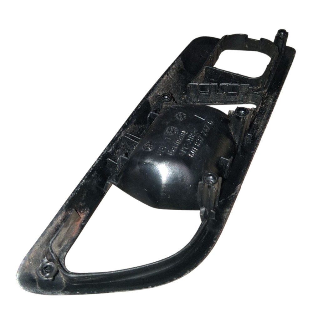 Moldura Maçaneta Interna Porta Diant Esq Vw Polo Sedan 2008 Preto Dianteira 5