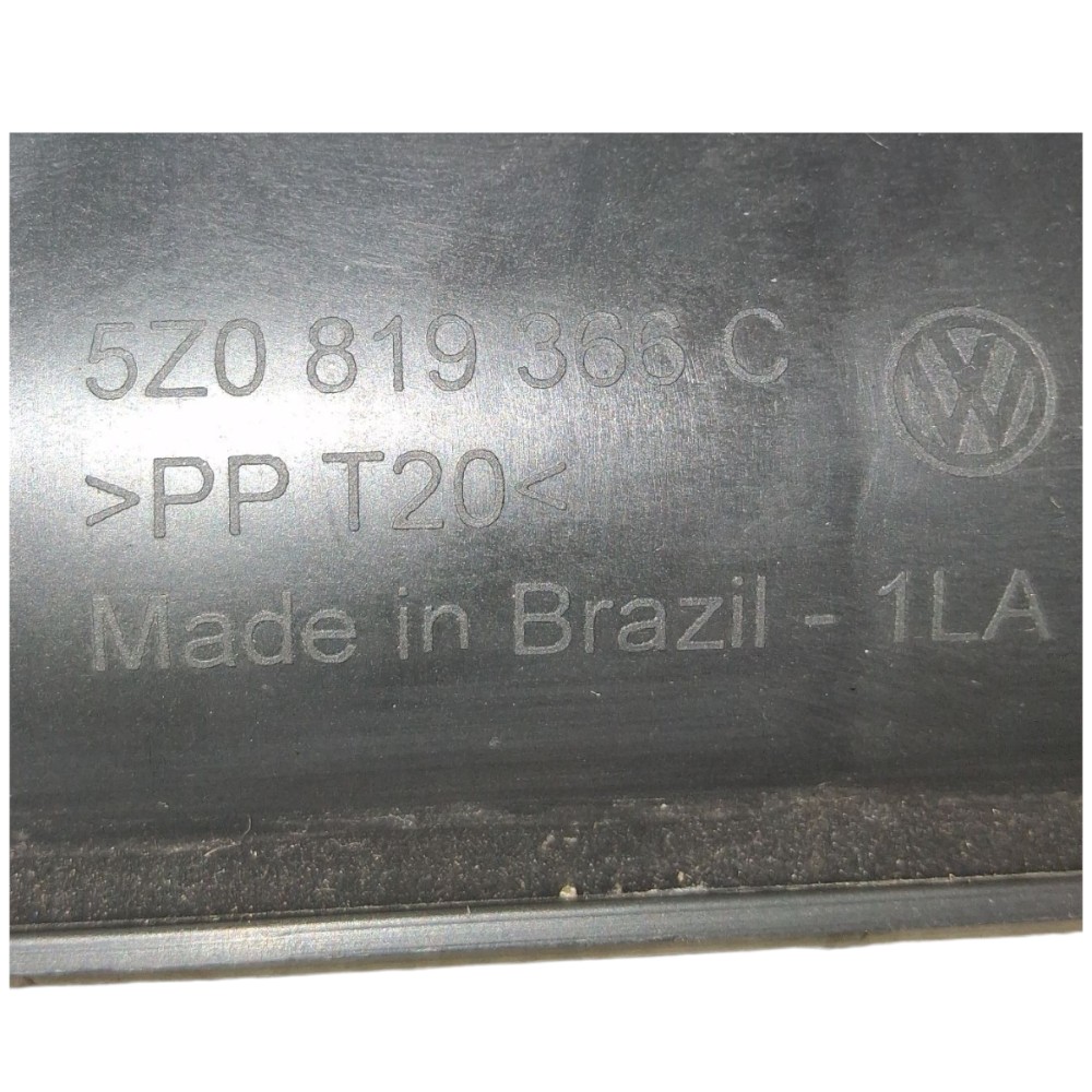 Acabamento Duto Difusor Ar Vw Fox Spacefox 2004 À 2016  Preto 6