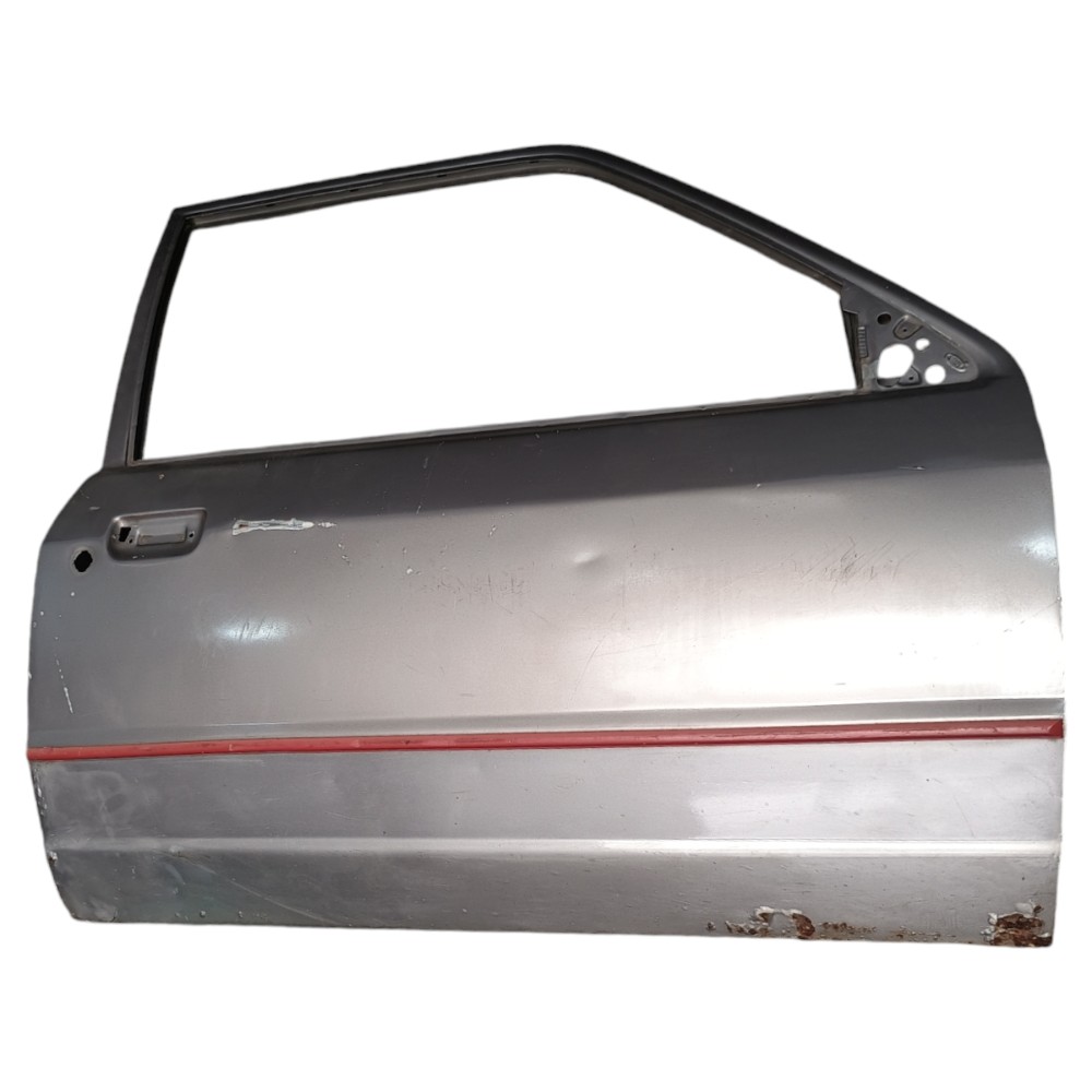Porta Dianteira Direita Ford Escort L 1992 Com Detalhe Dianteira Direito Prata 1
