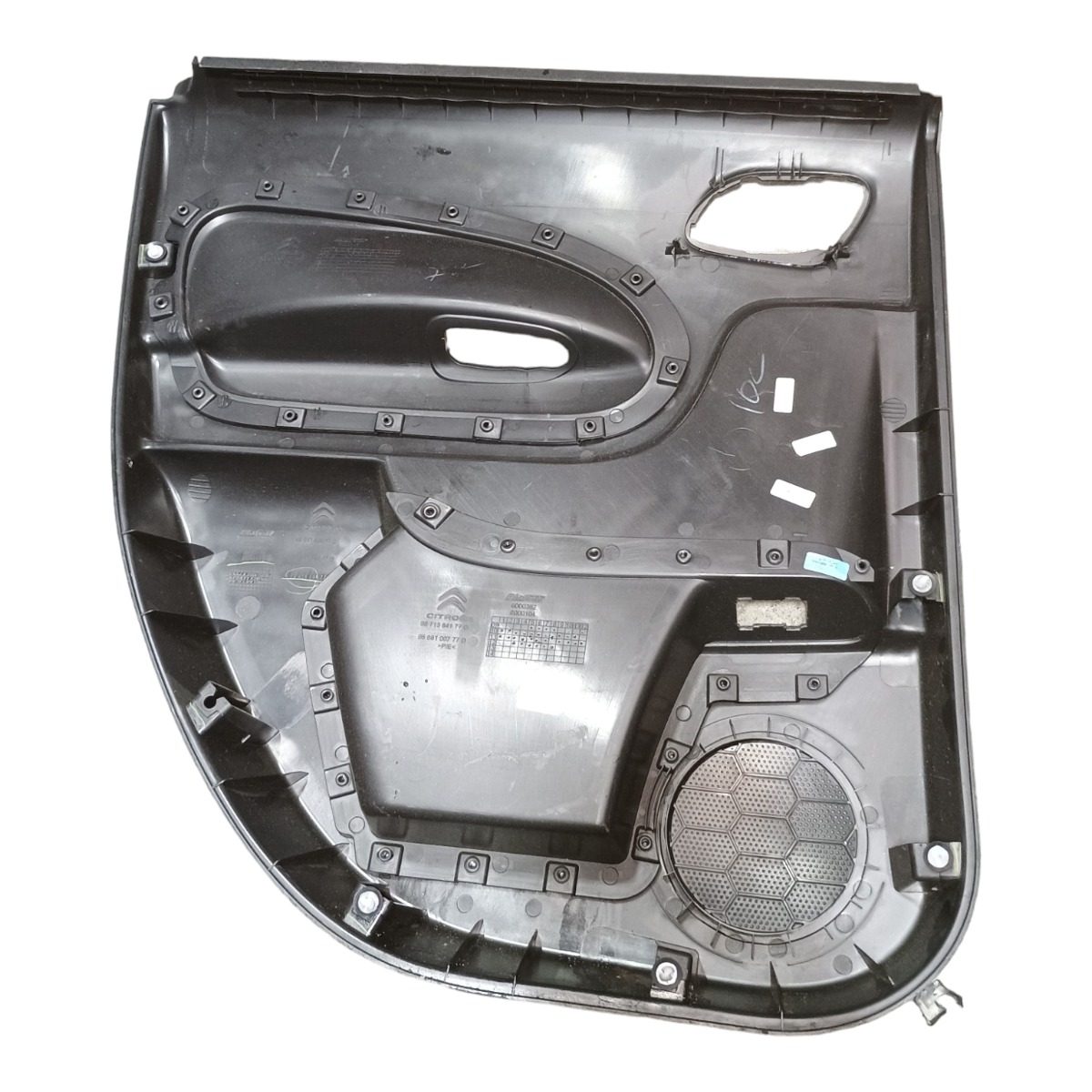 Forro Porta Tras Direita Citroen C3 Picasso 2013 Com Detalhe Preto 2