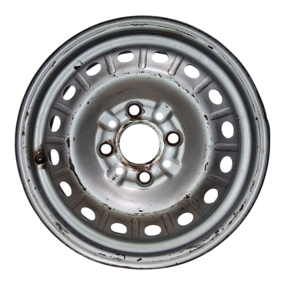 Roda Estepe Aro 13 Fiat Uno 1.0 2012 Prata 1