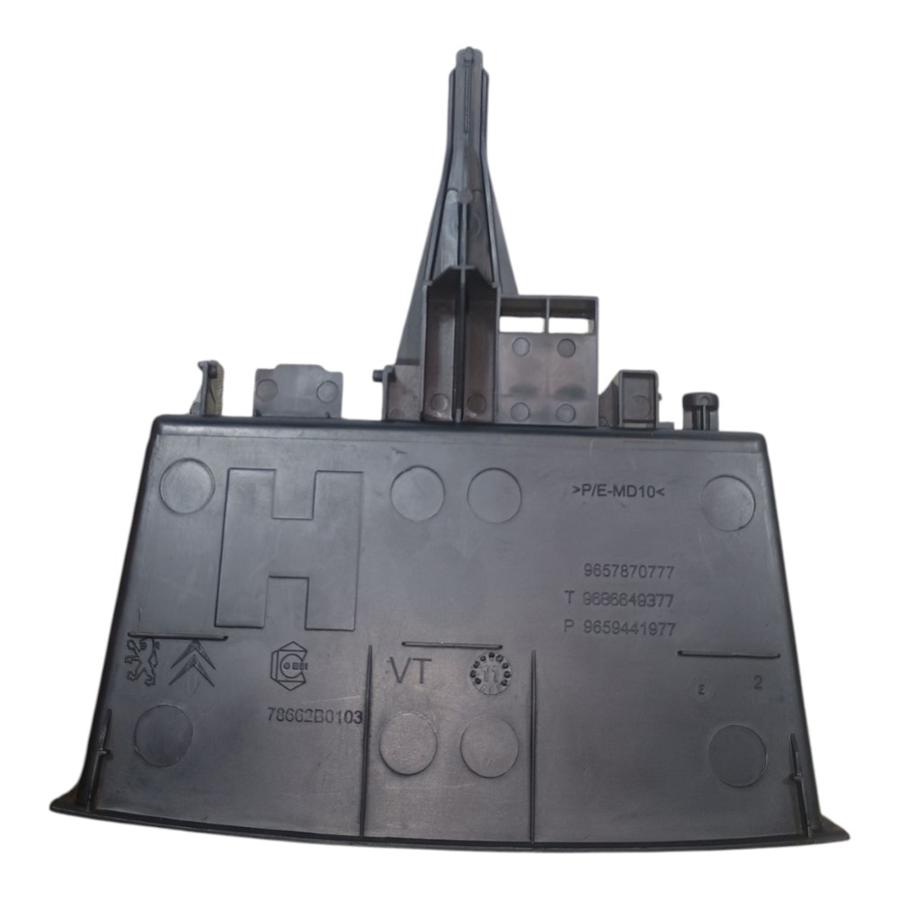 Moldura Porta Objeto Citroen Peugeot C3 307 2008 A 2012 Preto 3