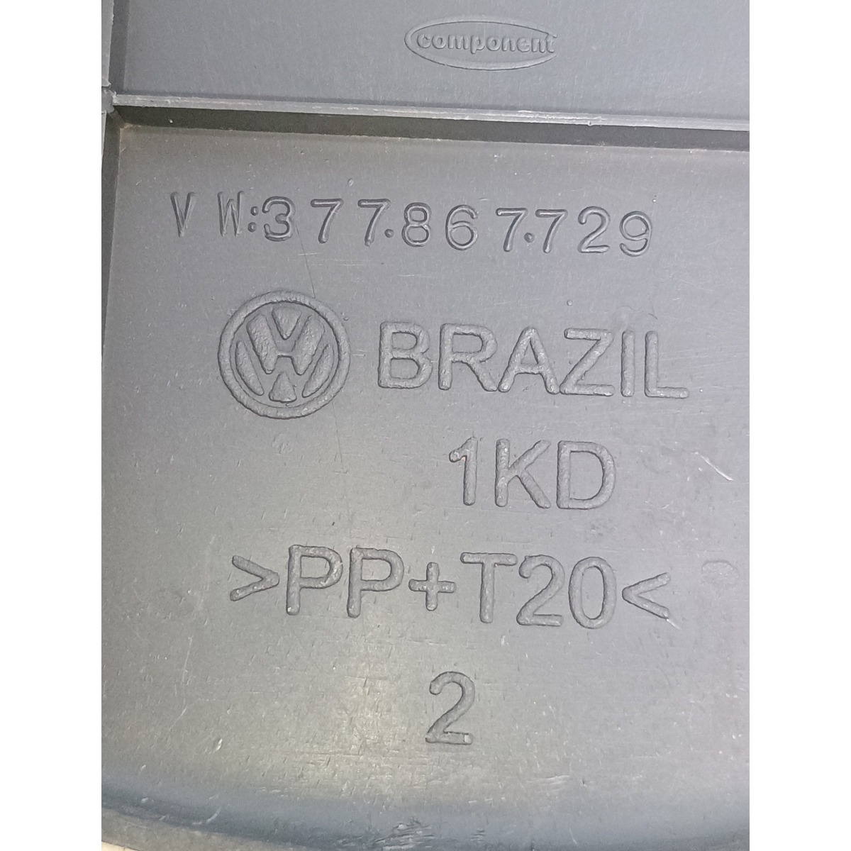Tampão Auto Falante Traseiro Vw Gol 1994 A 2000 Cinza 3