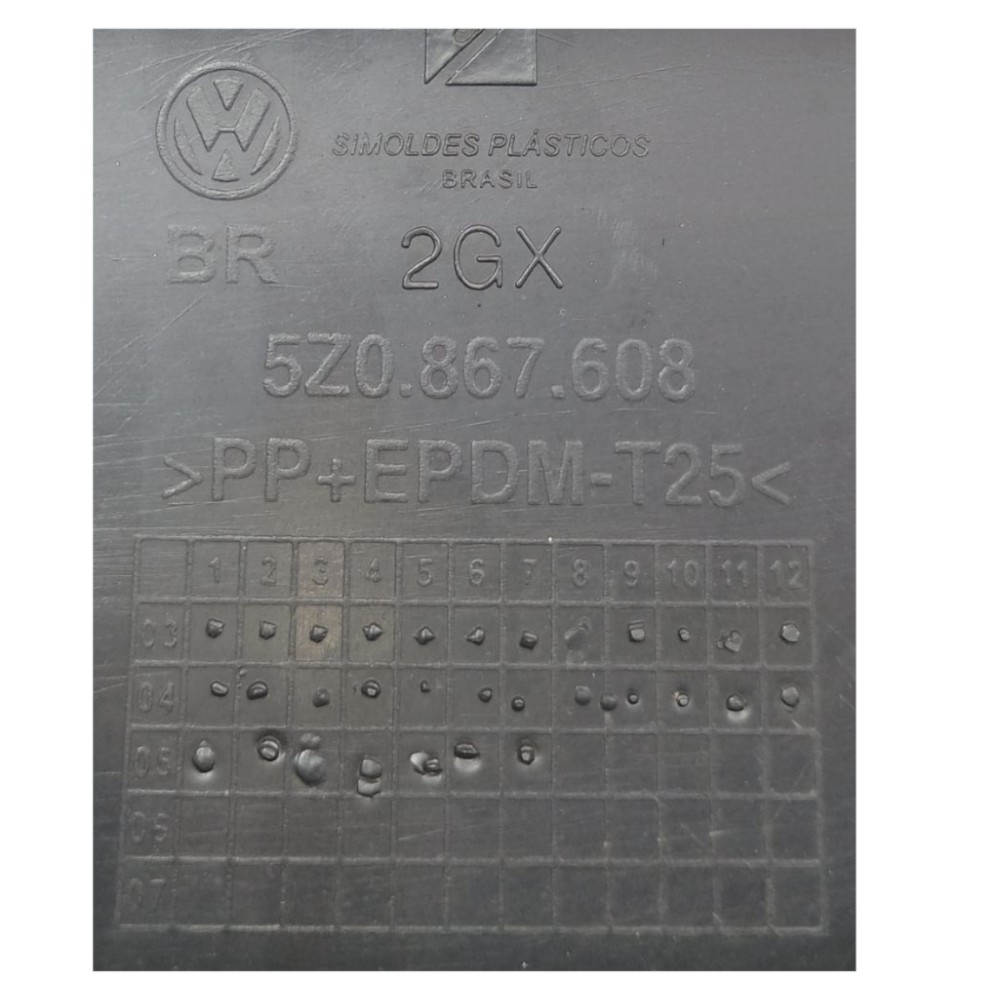 Moldura Acabamento Porta Malas Vw Fox 2003 A 2014 5z0867608 6