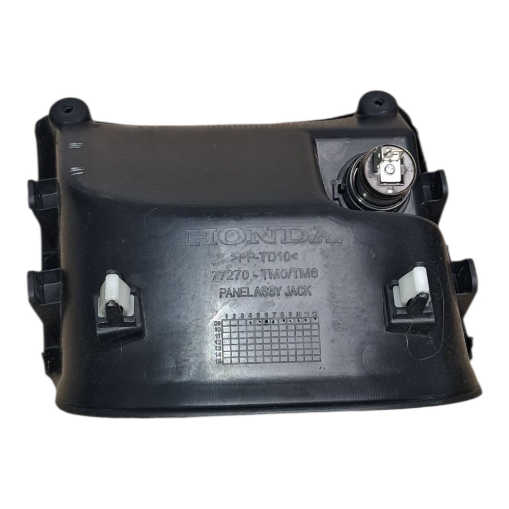 Moldura Painel Acendedor 12v Honda City 2010 77270tm0 Preto Preto 3