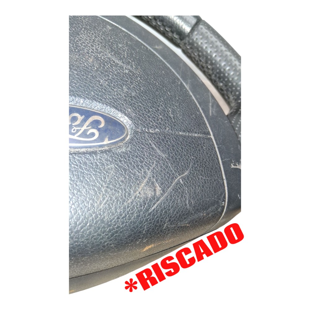 Volante Motorista Ford Fiesta 2003 À 2012 *detalhe Preto 4