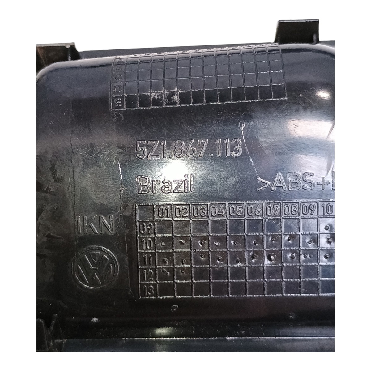 Moldura Maçaneta Interna Tras Esquerda Vw Fox 2013 5z1867113 3