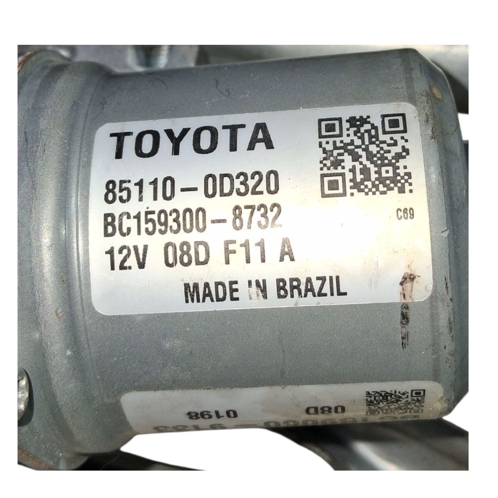 Maquina Motor Limpador Parabrisa Yaris Sd 2021 851100d320 7