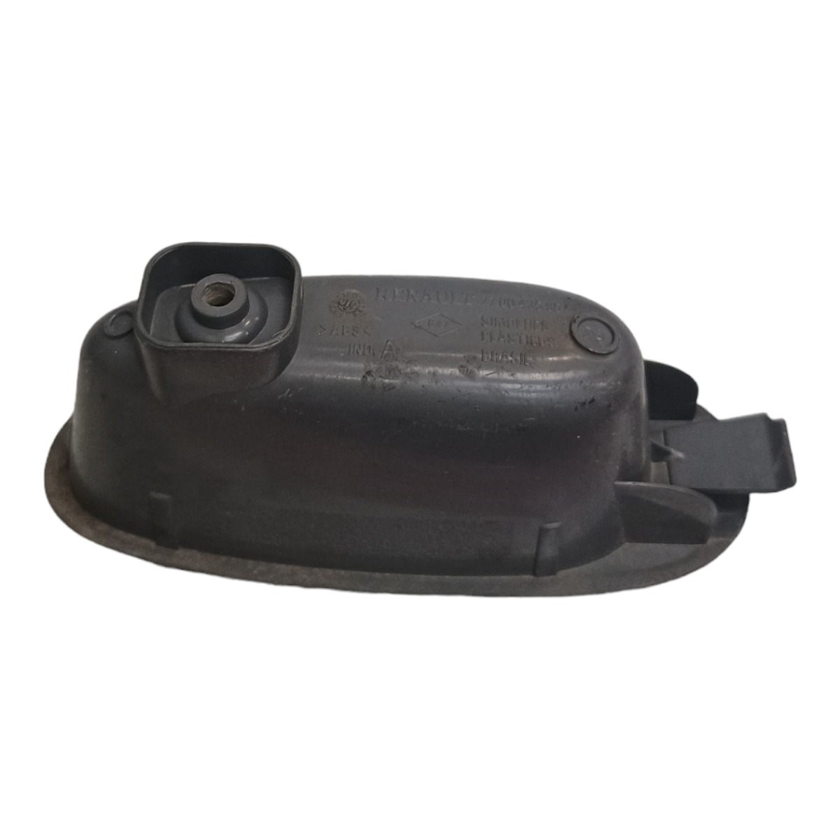 Puxador Interno Porta Diant Esq Renault Clio 2001 A 2014 Cinza Dianteira 3