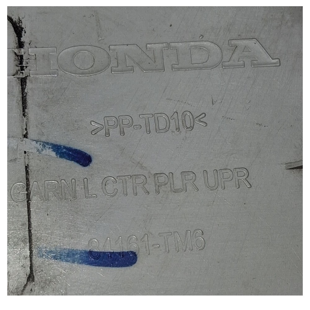 Acabamento Coluna Central Esquerda Honda City 2010 84161tm6 7