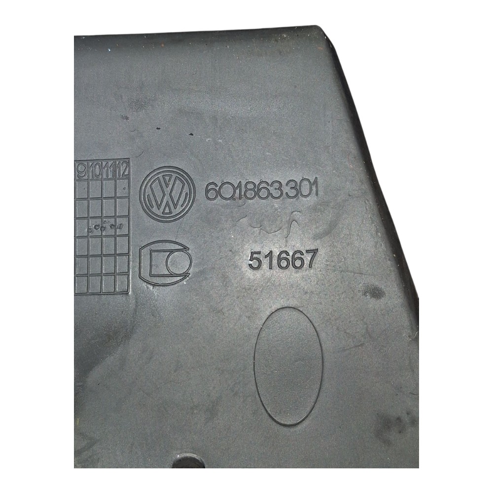 Tapete Console Central Vw Polo Sedan 2008 6q1863301 6