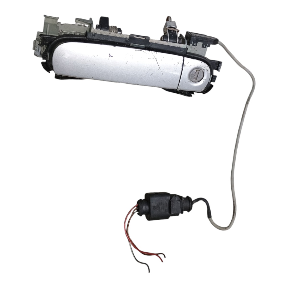 Maçaneta Externa Porta Diant Esq Audi A3 2000/2004 C/detalhe Prata Dianteira 1