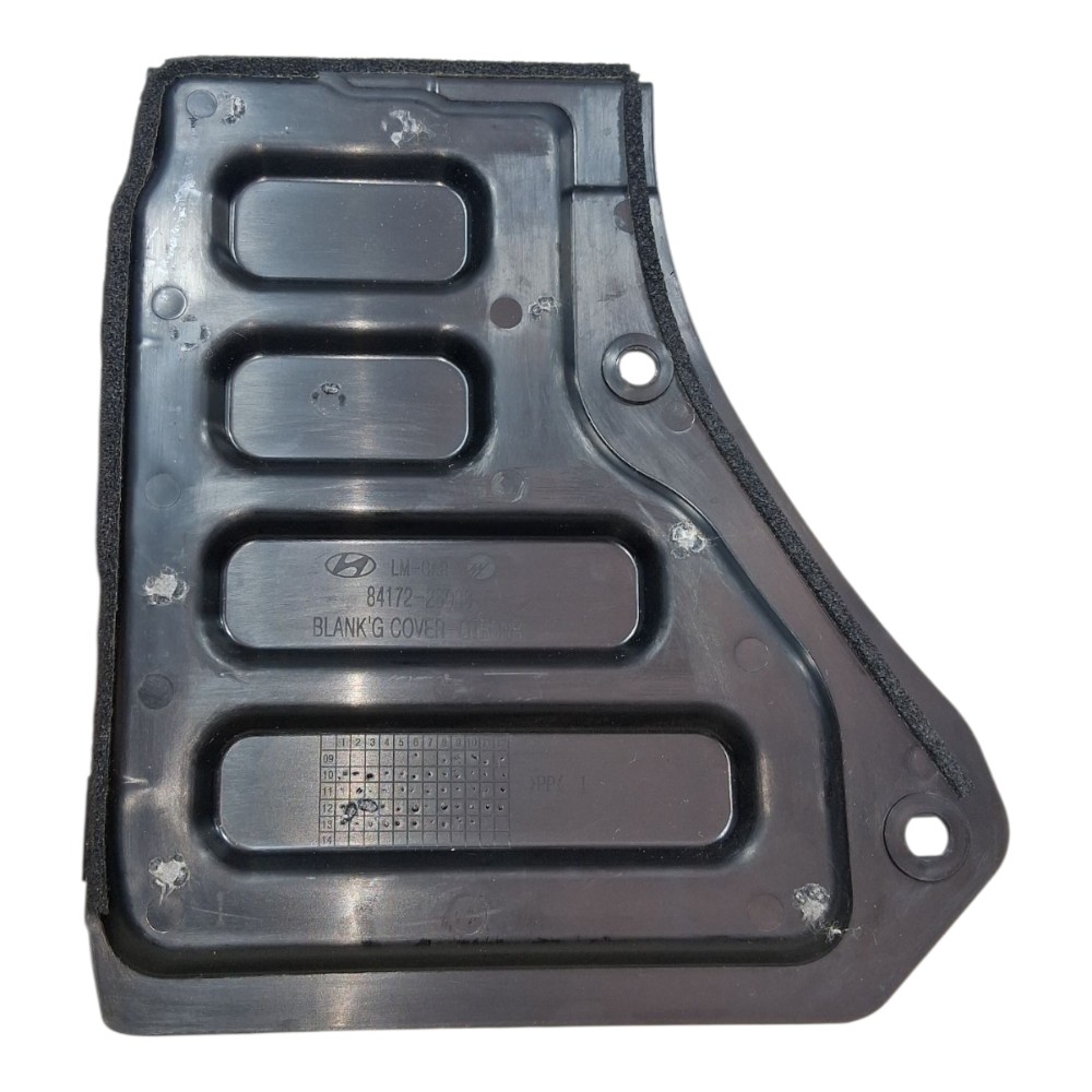 Acabamento Acústico Banco Tras Esquerdo Hyundai Ix35 2014  Preto