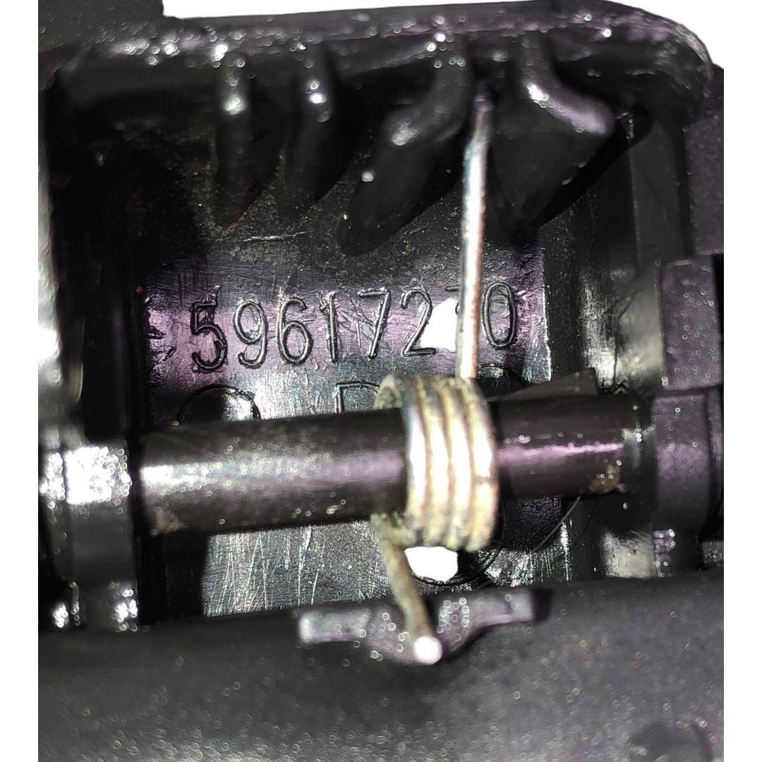 Maçaneta Interna Dianteiro Direito Fiat Uno 1984 A 2013 Preto Dianteira/traseira 3