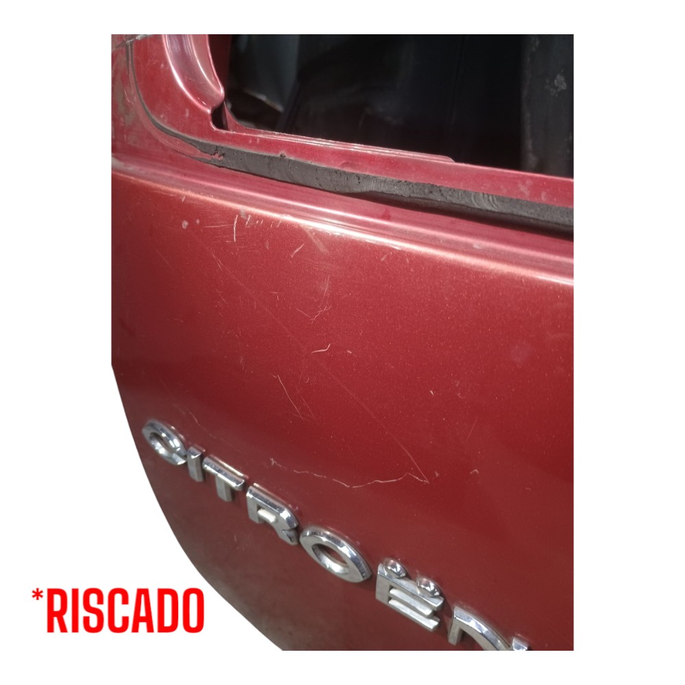 Tampa Traseira Citroen C3 2003 À 2012 *detalhes  Vermelho 5