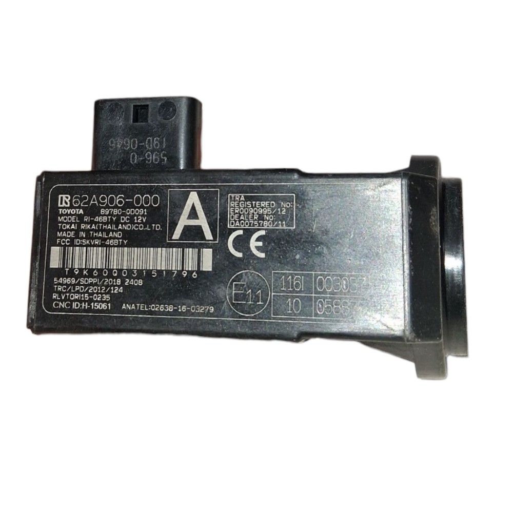 Módulo Imobilizador Toyota Yaris Sd 2021 62a906000