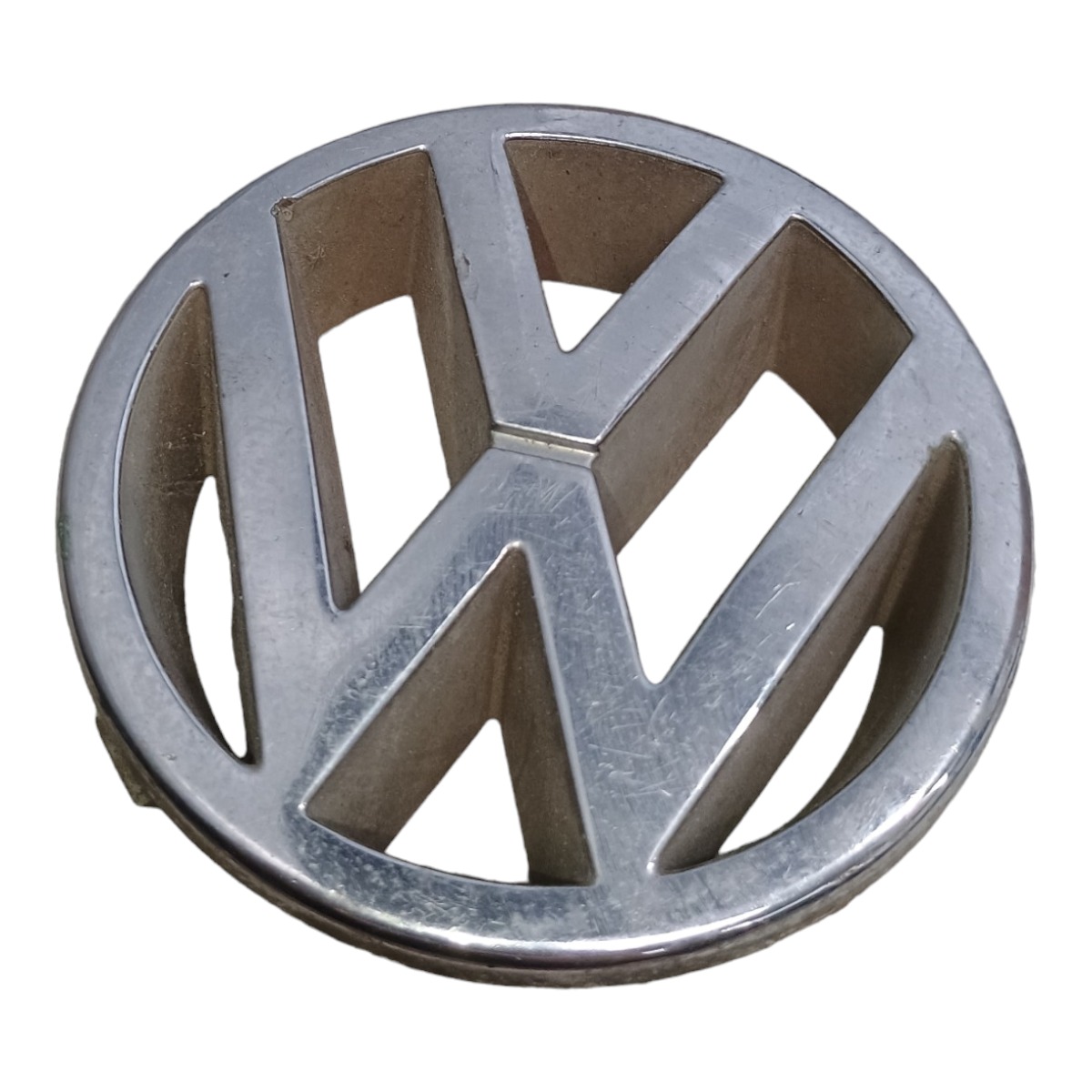 Emblema Dianteiro Vw Polo Golf 1993 À 1999 3a0853601 Prata 2