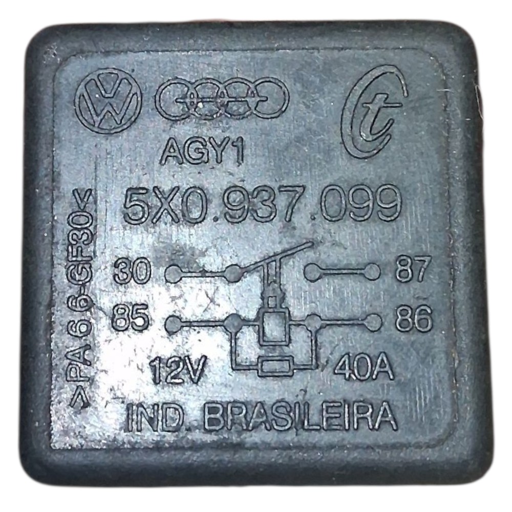 Rele auxiliar Gol Fox Golf Bora 2006 5X0937099