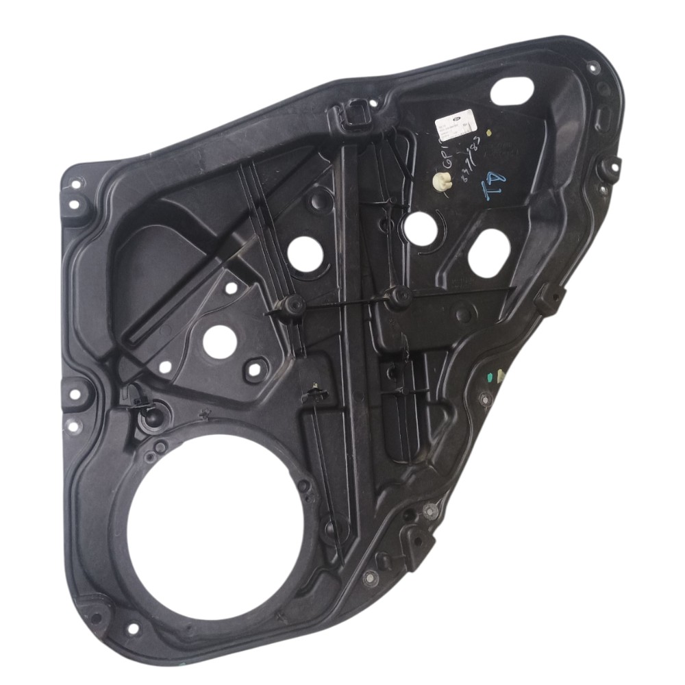 Suporte Máquina Vidro Traseiro Dir New Fiesta sedan mexicano 2011 À 2013 Preto 2