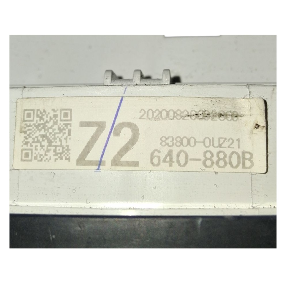 Painel Instrumentos 1.5 Toyota Yaris Sd 2021 769167980b Preto 8