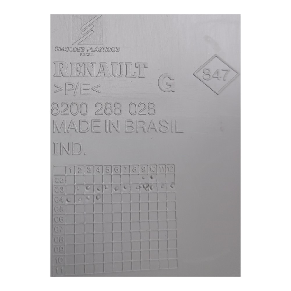 Suporte Esquerdo Bagagito Renault Clio Authentic 2004  Cinza 6