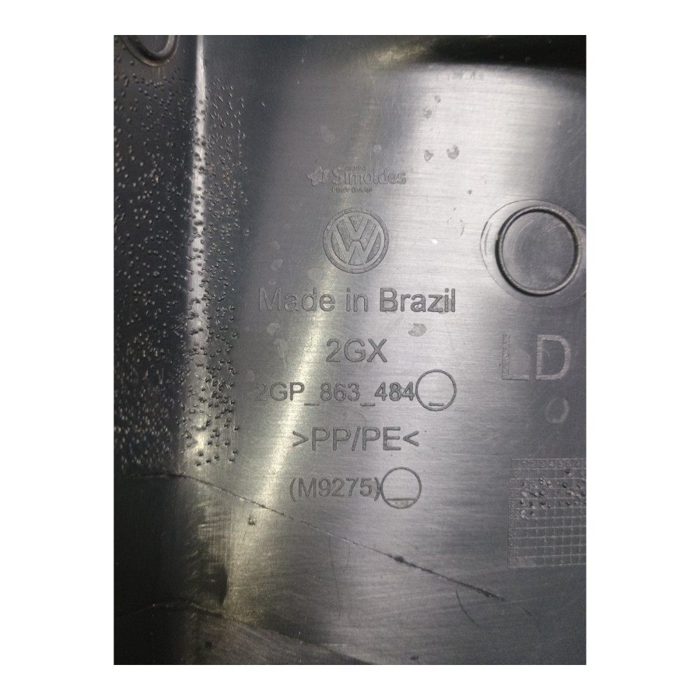 Soleira Coluna Dianteira Direita Vw T Cross 2022 2gp863484 Preto 5