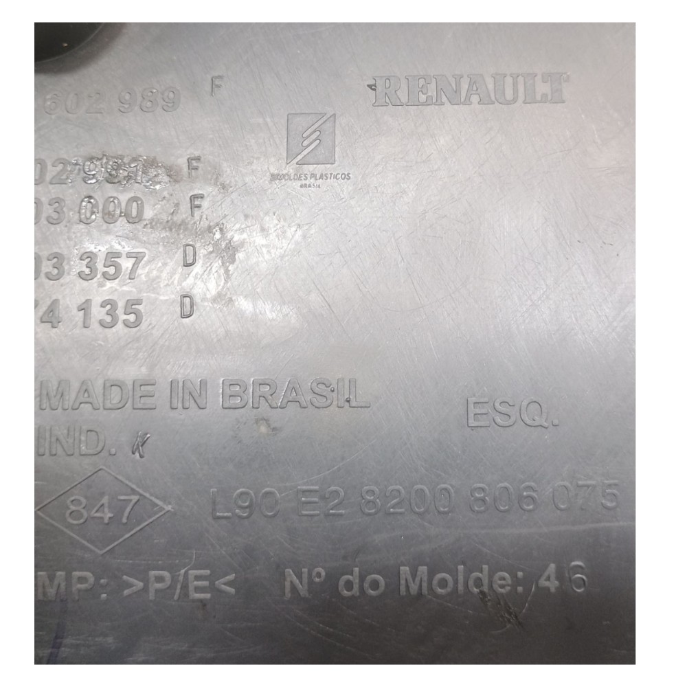 Forro Porta Diant Esquerda Renault Logan 2009 À 2012 Detalhe 6