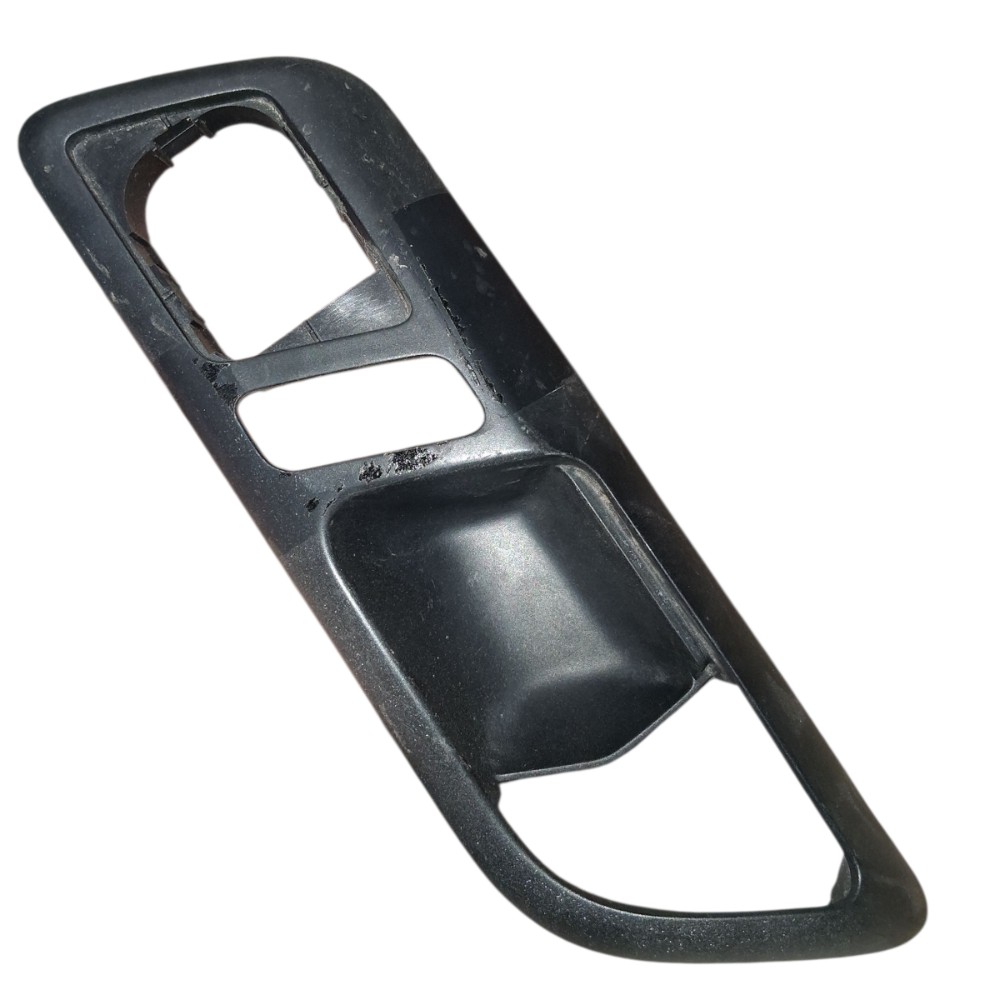 Moldura Maçaneta Interna Porta Diant Esq Vw Polo Sedan 2008 Preto Dianteira 1