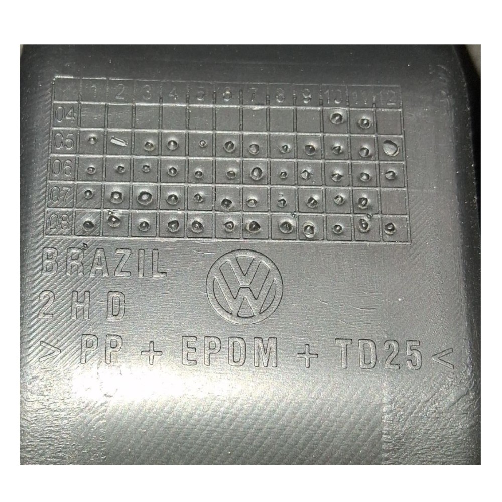 Moldura inferior coluna direção Vw Voyage 2010 5z0858559b 8