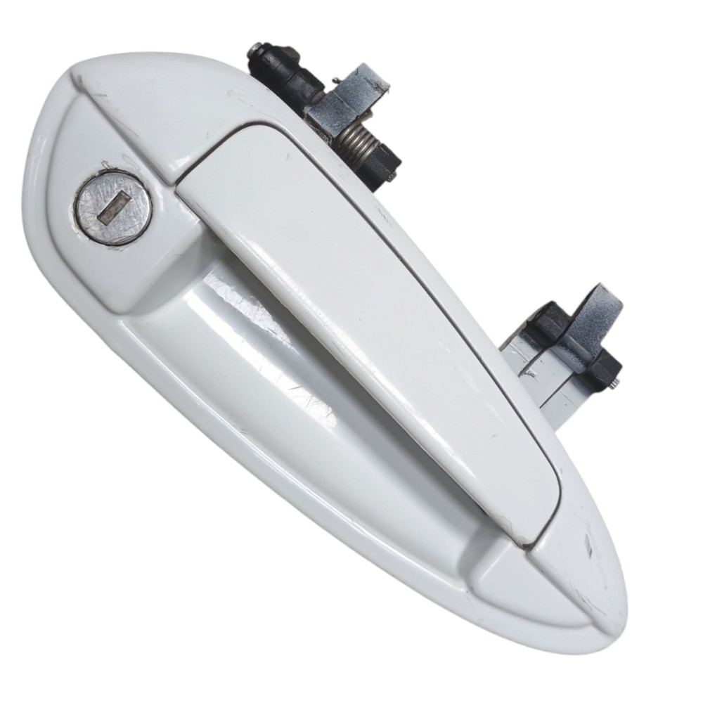Maçaneta Externa Porta Diant Dir Fiat Punto 2012 *detalhes  Branco Dianteira 1