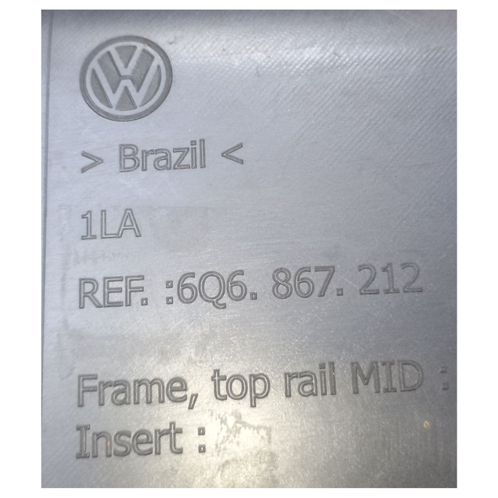 Forro Porta Traseira Direita Vw Polo 2003 À 2012 6q6867212 3