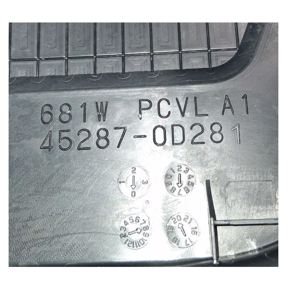 Moldura Coluna Direção Toyota Yaris SD 2021 452870D281 8