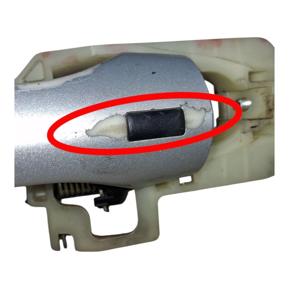 Maçaneta Externa Porta Diant Esq Hyundai Ix35 2014 *detalhes Prata Dianteira 6