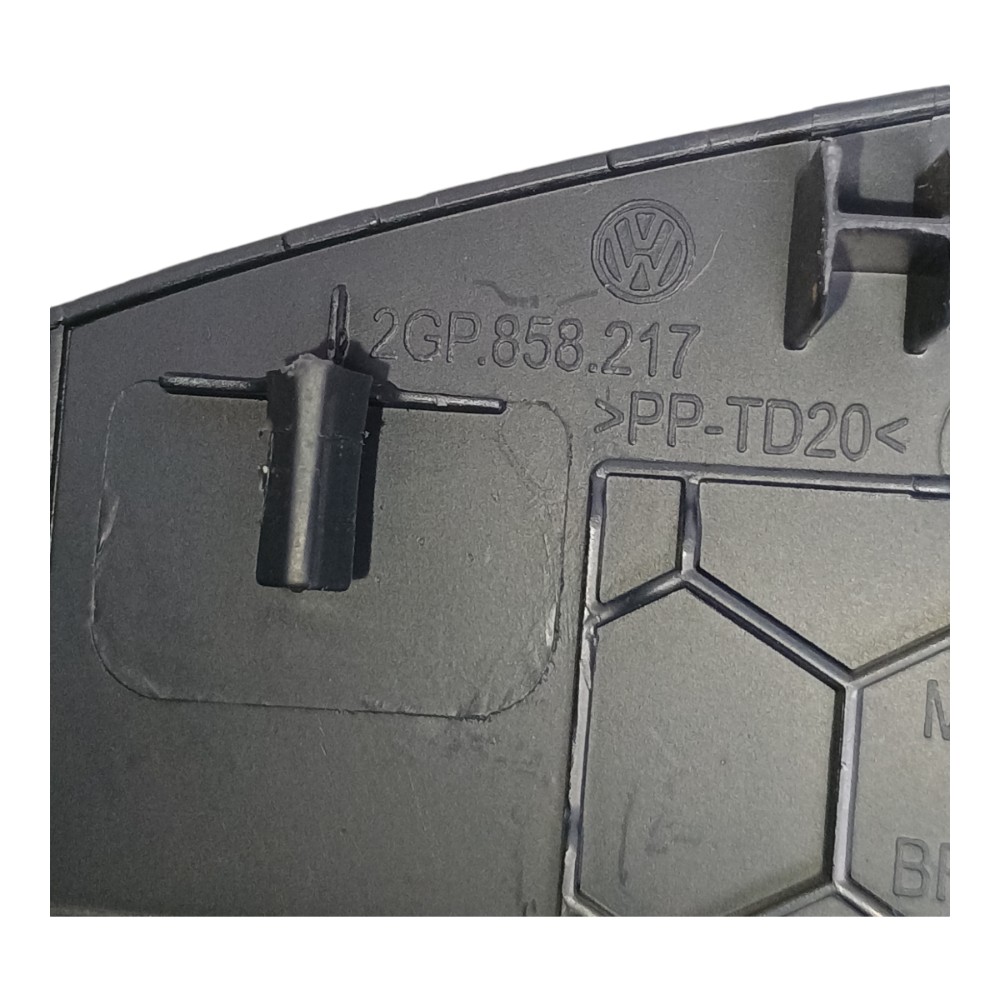 Acabamento Esquerdo Painel Vw Tcross Tsi 2022 2gp858217 Preto 1 4