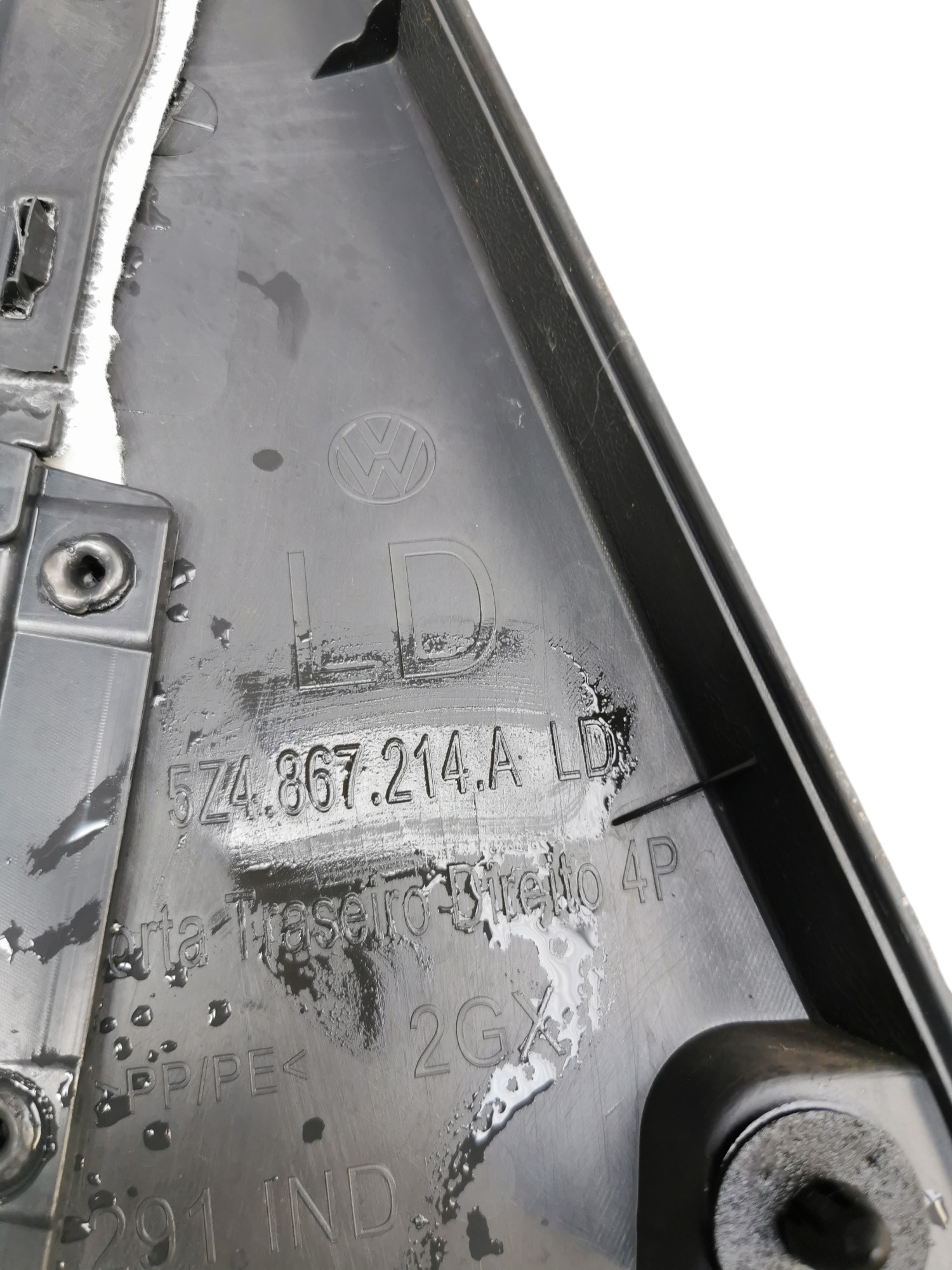 Forro Porta Traseira Direita Vw Fox 2013 3