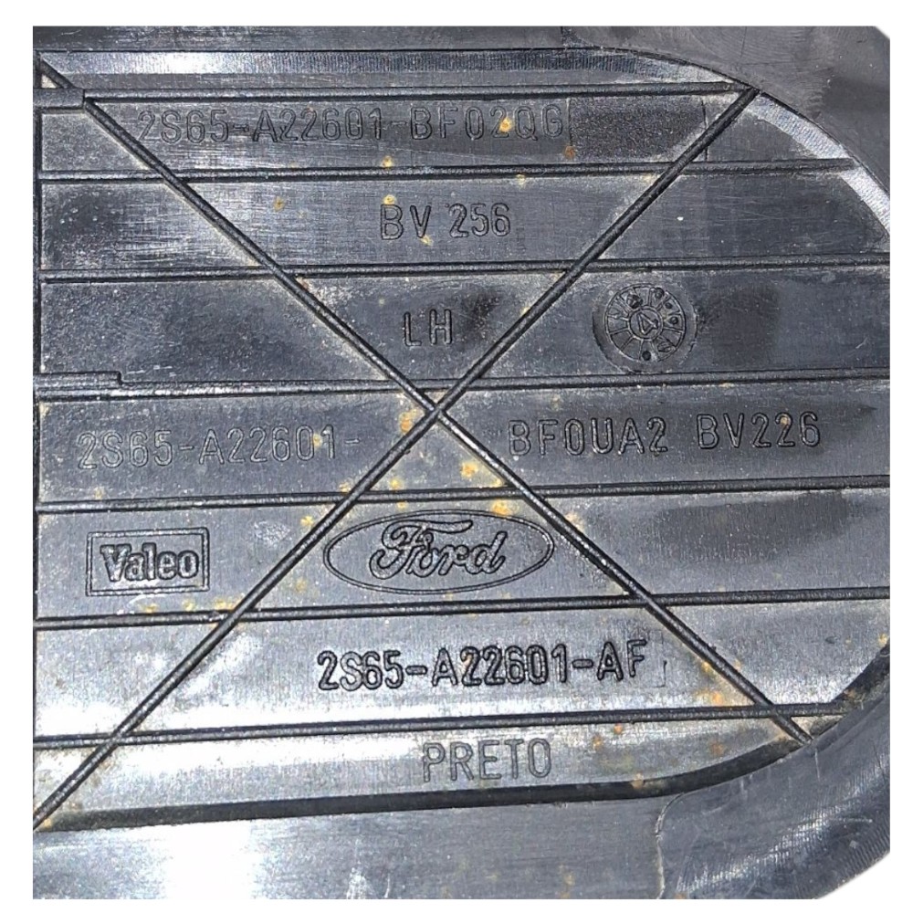 Maçaneta Interna Porta Esquerda Ford Fiesta 2003 À 2012 Preto Dianteira/traseira 5