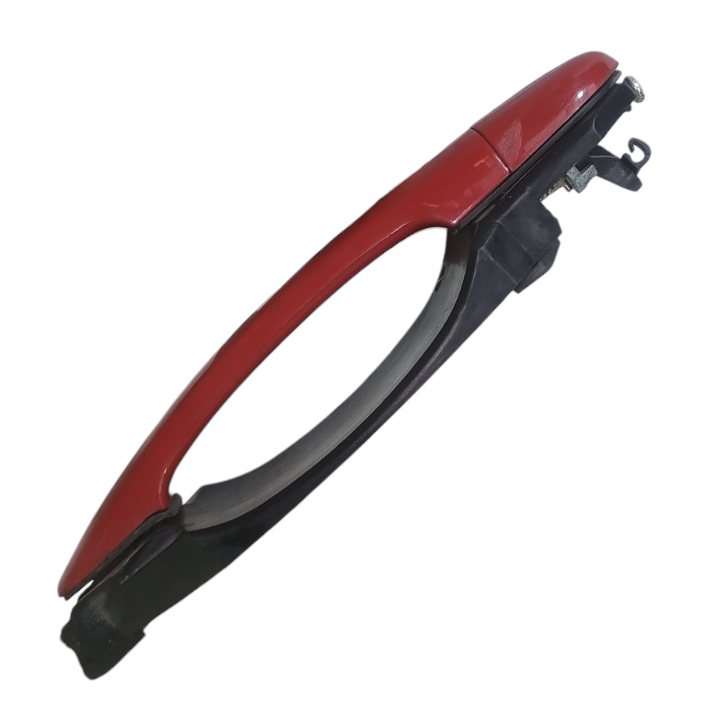 Maçaneta Externa Porta Tras Esq Fiat Idea Attractive 2013 Vermelho Traseira 3