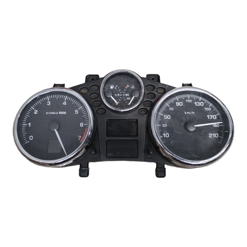 Painel Instrumento Peugeot 207 automatico 2010  Preto 1